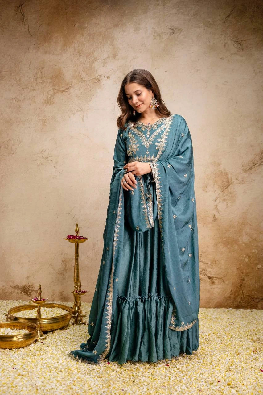Dark Turquoise Randoli Crush Suit